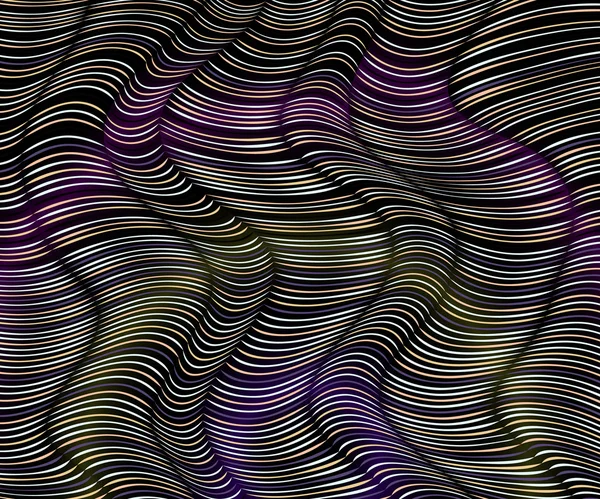 波浪条纹的矢量模式。抽象的杂色背景 — 图库矢量图片