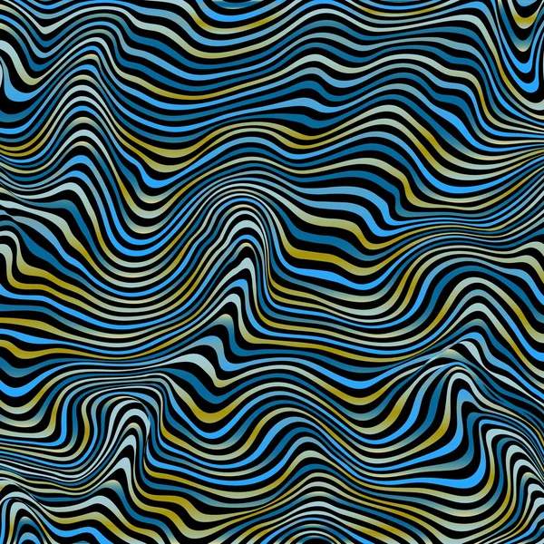 Wavy-striped-zebra-multicolor-vector-background-Abstract-pattern — Stok Vektör