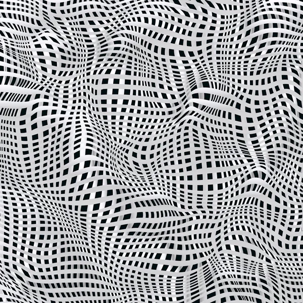 Weave-Curved-Space-Distorted-Background-Pattern — Stok Vektör