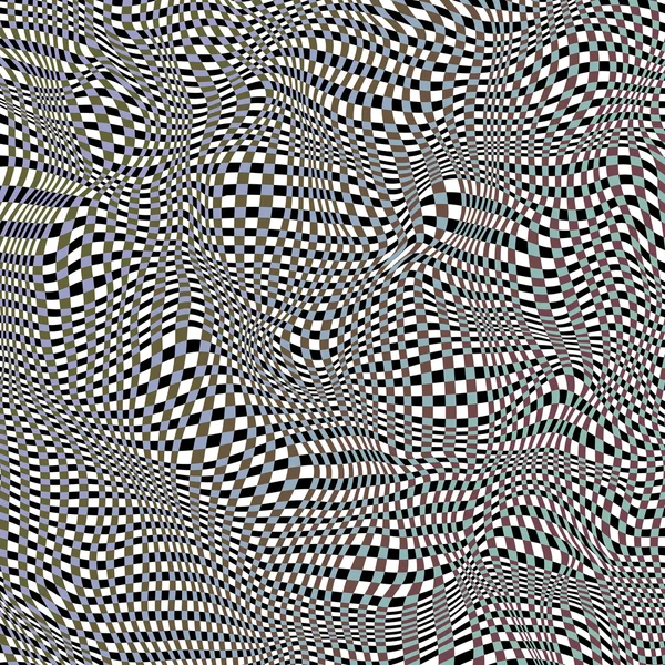 Weave-curved-Space-Distorted-background-pattern — Stockvector