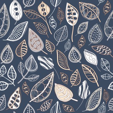 soyut yaprakları ile sorunsuz passtern