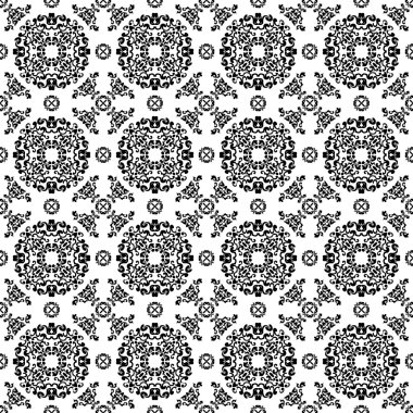 Dikişsiz vintage çiçek desenli