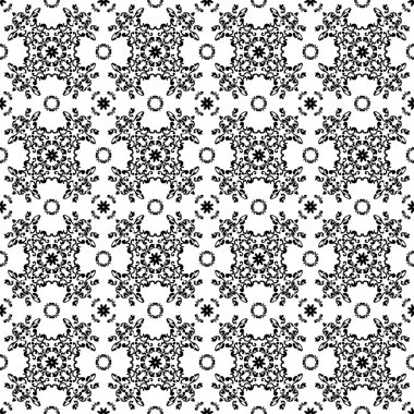 Dikişsiz vintage çiçek desenli