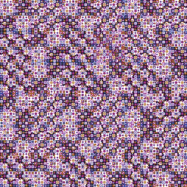 Parlak renkli grafik seamless modeli, arka plandan çok renkli kareler