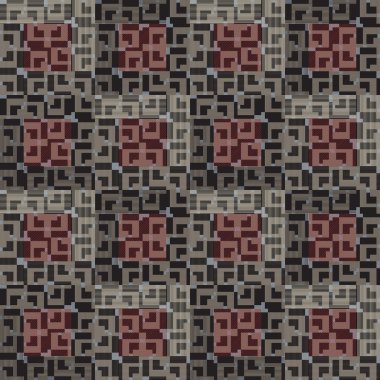 Geometrik desenler ile Seamless Modeli