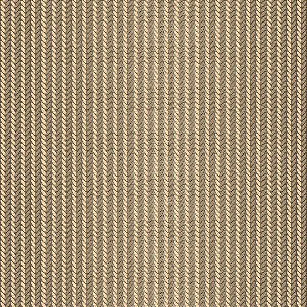 Fond tricoté beige sans couture — Image vectorielle