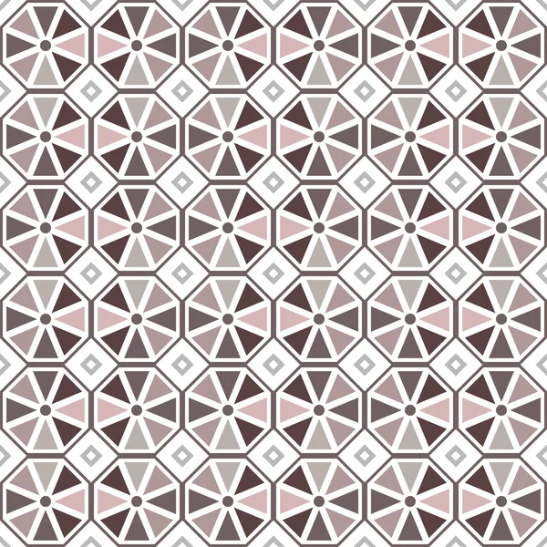 Векторный бесшовный шаблон. Стильная геометрическая бесшовная текстура цветных шестиугольников . — стоковый вектор