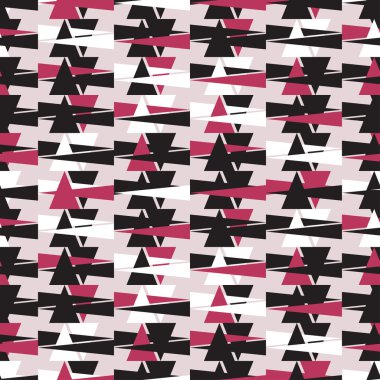 Parlak renkli geometrik desen