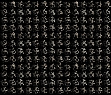 Yırtık metal öğeleri soyut vektör sorunsuz arka plan