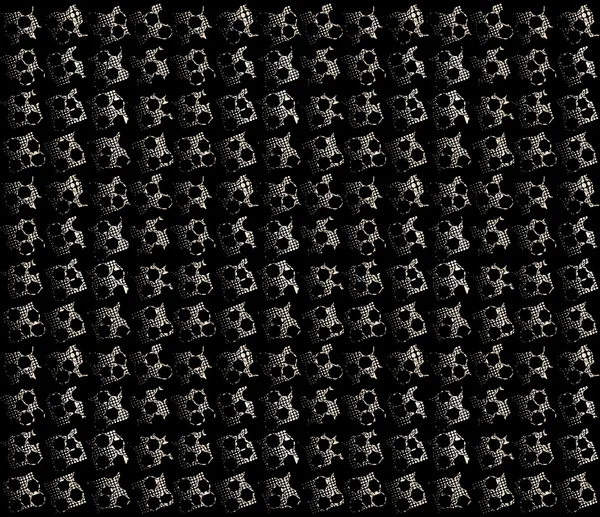引き裂かれた金属元素の抽象的なベクトルのシームレス背景 — ストックベクタ