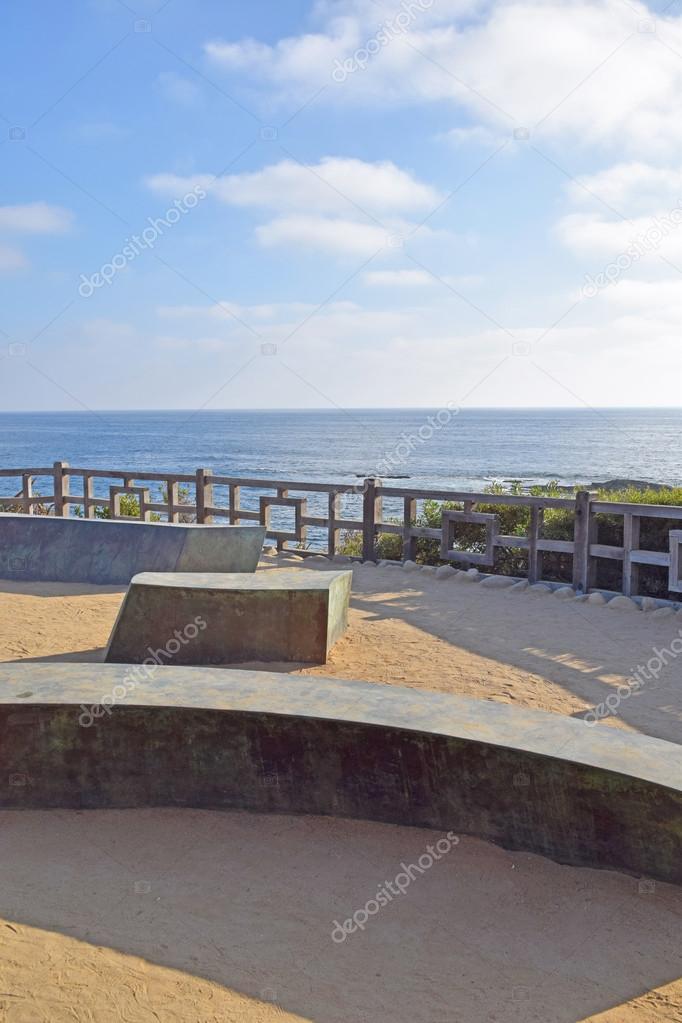 Modern Park Benches in Laguna Beach