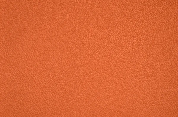 Orange leather texture — Stock Photo, Image