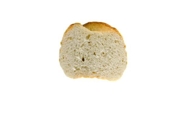 Bagian roti terisolasi di atas putih — Stok Foto
