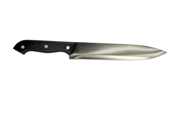 Кухонный нож на белом фоне — стоковое фото