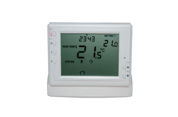 Wireless thermostat  for ambient temperature control — Stock Photo, Image