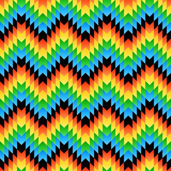 Aztec seamless pattern. Vector illustration — Stock Vector