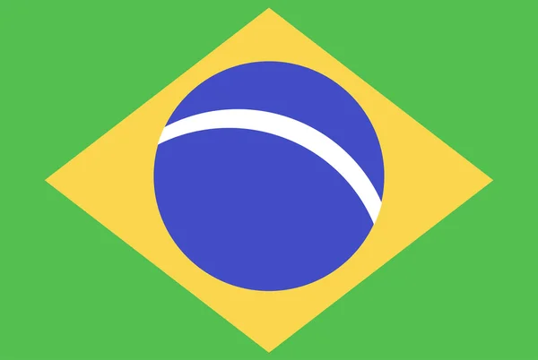 Brazil flag — Stock Vector