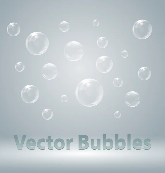 Soap bubbles — Stock Vector