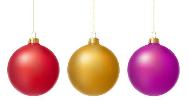 Kerstballen. — Stockvector