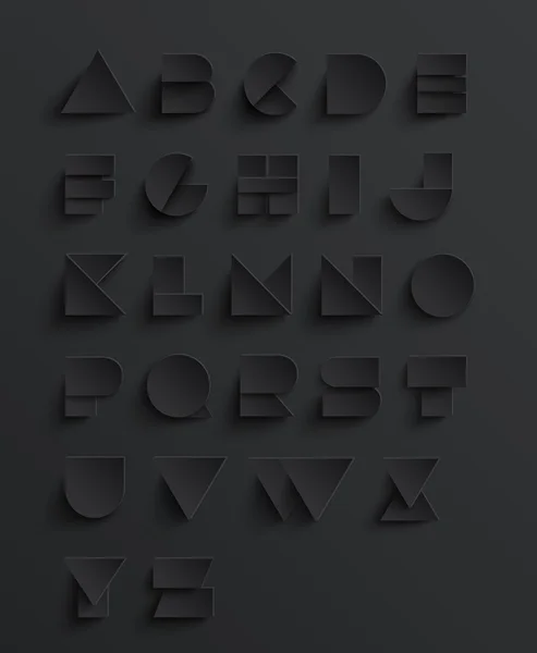 Ensemble alphabet — Image vectorielle