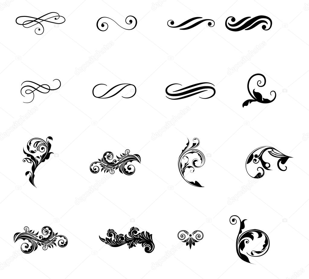 Download Vintage Ornaments — Stock Vector © Jizo #52878871
