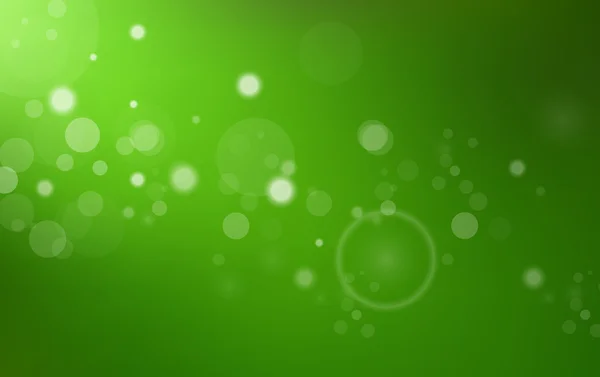 Groene bokeh abstracte licht achtergrond — Stockvector