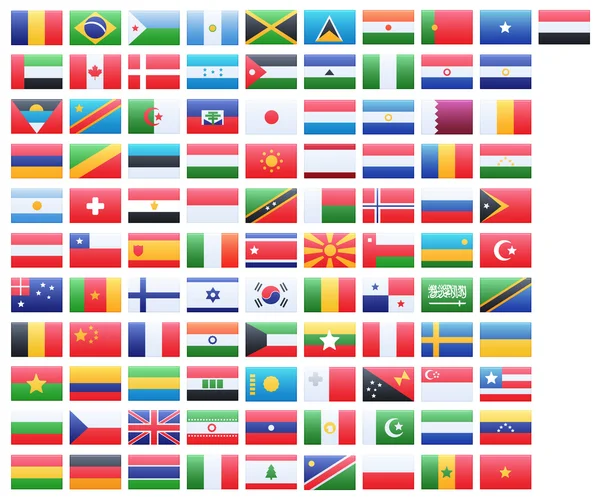 Flags of the world — Stock Vector