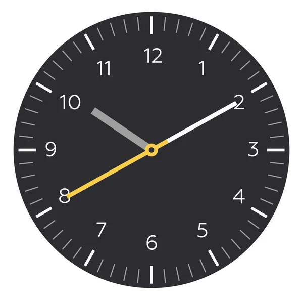 Reloj icono de la aplicación plantilla . — Vector de stock