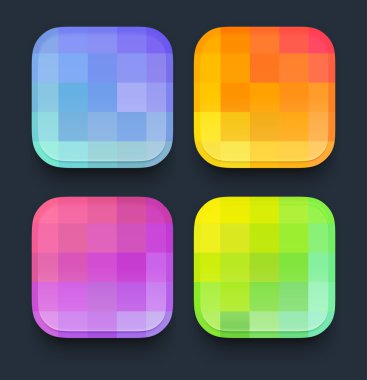 App simgeleri arka plan.