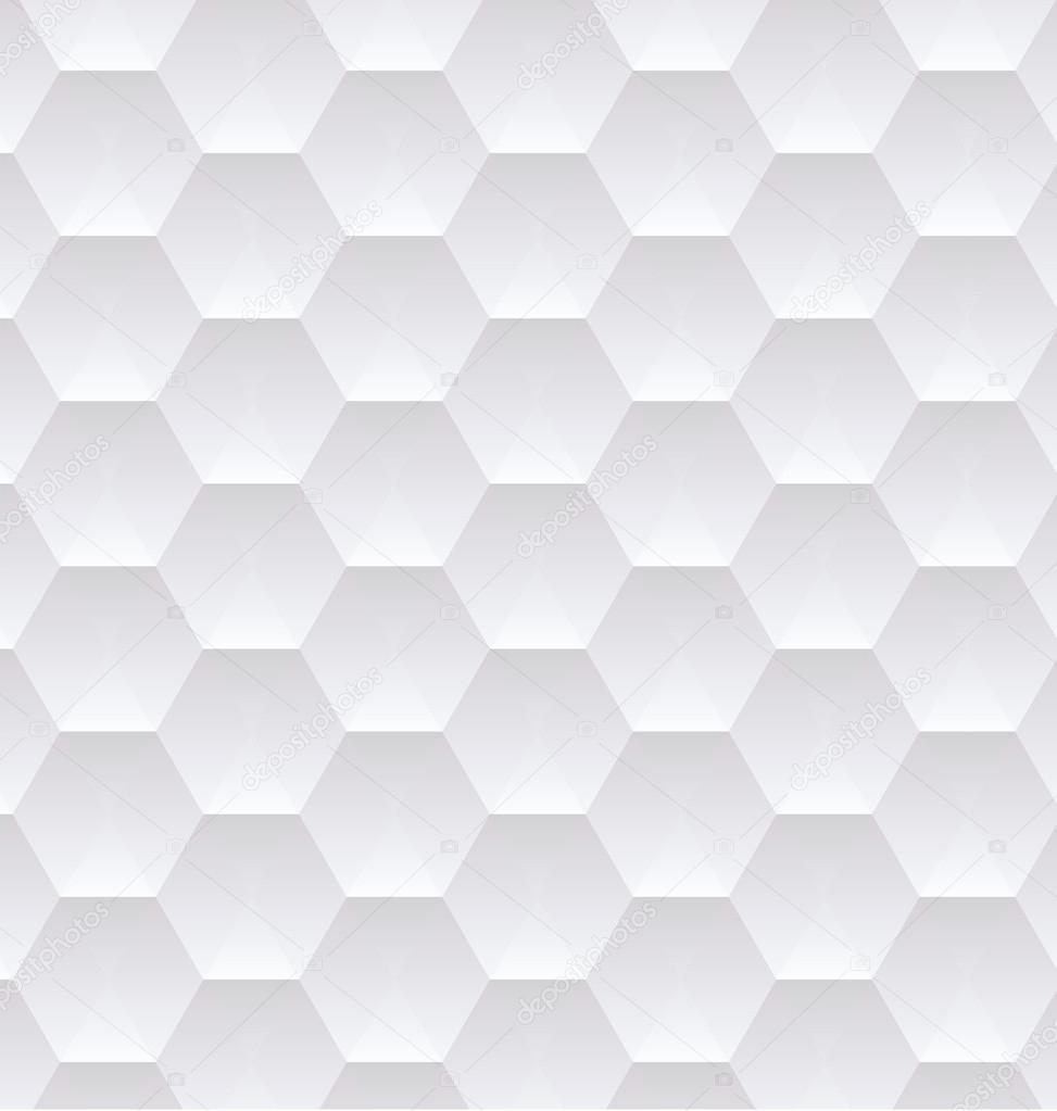 White hexagons pattern