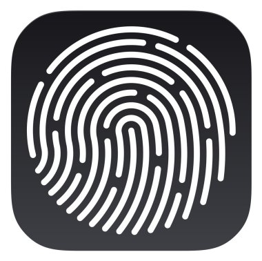 parmak izi uygulaması simgesi