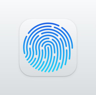 parmak izi uygulaması simgesi