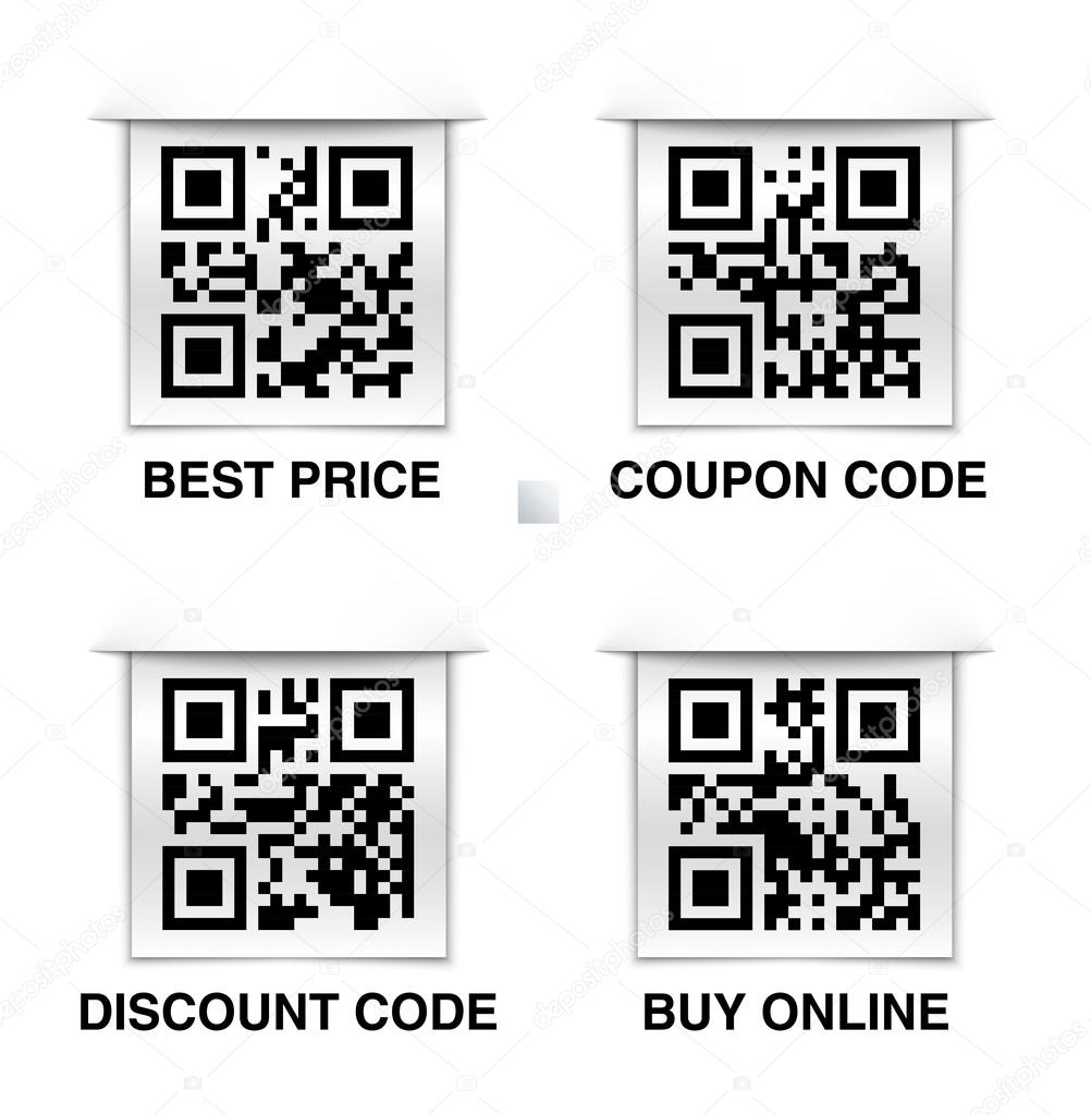 Collection of marketing related qr codes