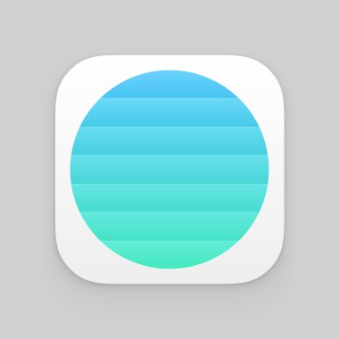 Renkli app simgesi.