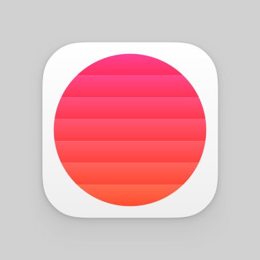 Renkli app simgesi.