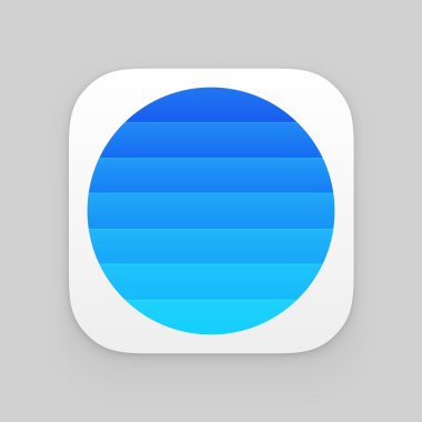Renkli app simgesi.