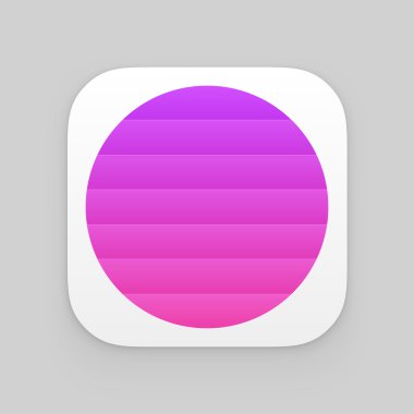 Renkli app simgesi.