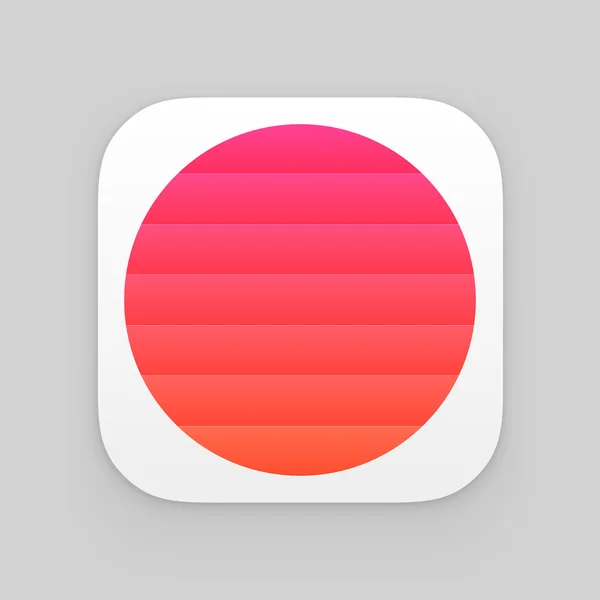 Colorful app icon. — Stock Vector