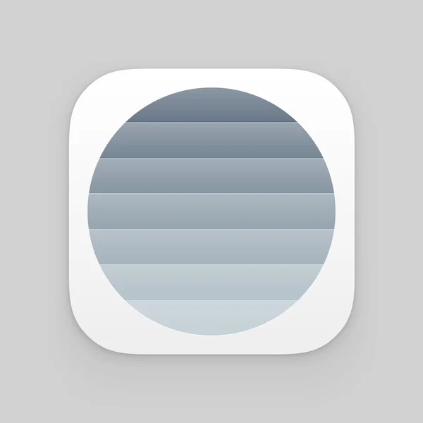 Buntes App-Symbol. — Stockvektor