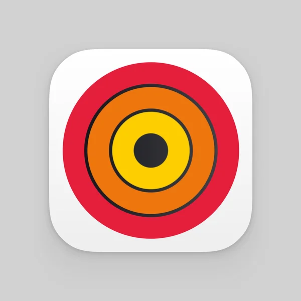 Buntes App-Symbol. — Stockvektor