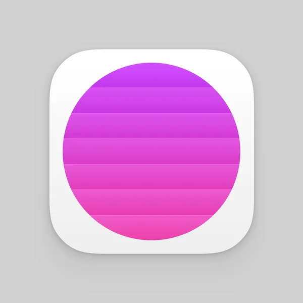 Buntes App-Symbol. — Stockvektor