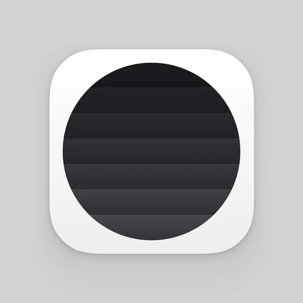 Icono de aplicación colorido . — Vector de stock