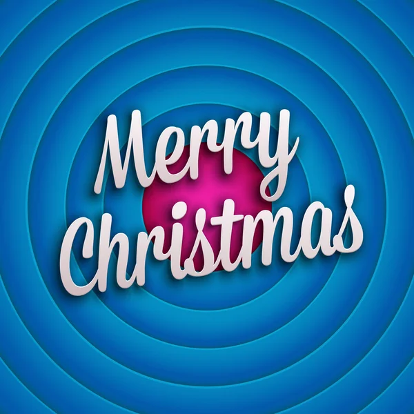 Movie ending screen with Merry Christmas label Stock Vector Image by