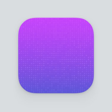 Renkli app simgesi. Vektör şablonu