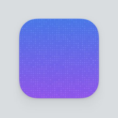 Renkli app simgesi. Vektör şablonu