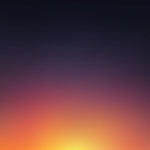 Abstract blurred sunset background. Vector