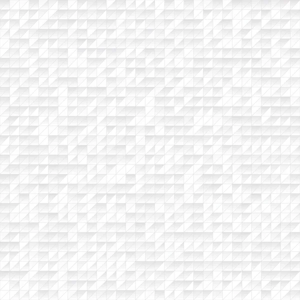 Patrón de mosaico blanco sin costuras. Ilustración vectorial — Vector de stock