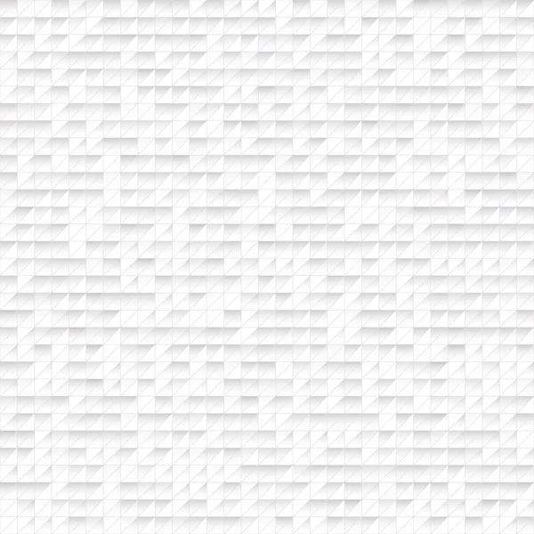 Patrón de mosaico blanco sin costuras. Ilustración vectorial — Vector de stock