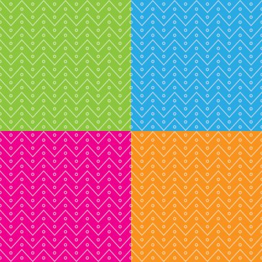 Zig zag seamless modeli. Vektör arka plan