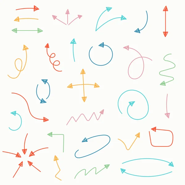 Ok set kroki. İş ve eğitim tasarımınız için vektör çizim. Tasarım öğeleri. Kolay düzenlemek.